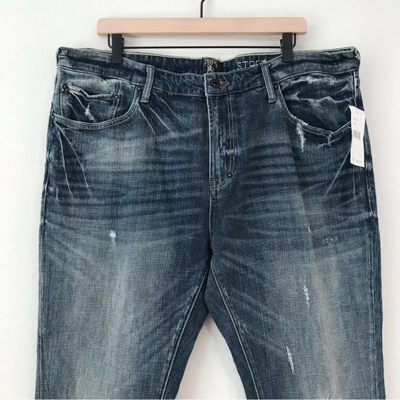 New! Prps Cayenne Pharoah Japanese Denim Indigo Distressed Skinny Jeans - Picture 4 of 14